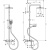 Hansgrohe Vernis Shape Душевая система, настенная, 1jet, цвет: черный матовый фото в интернет-магазине САНТЕХСИТИ