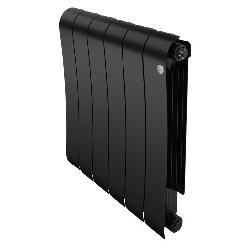 Радиатор биметаллический Royal Thermo Infinity 500 Noir Sable - 6 секц. фото в интернет-магазине САНТЕХСИТИ