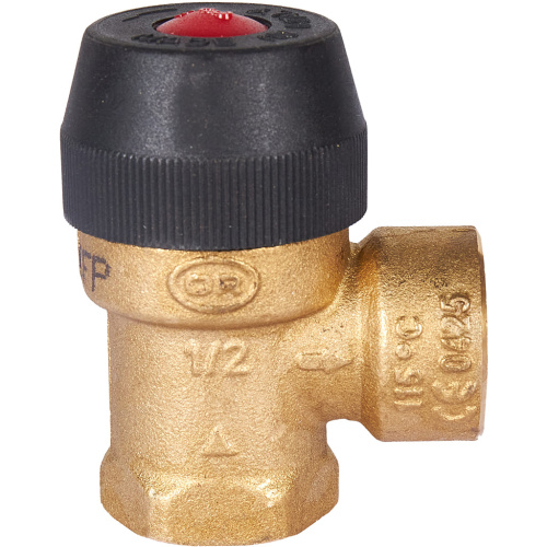 Клапан предохранительный для отопления 3 бар 1/2"х1/2"STOUT фото в интернет-магазине САНТЕХСИТИ