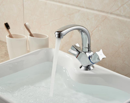 Смеситель для раковины Ledeme H87 L1087-2 фото в интернет-магазине САНТЕХСИТИ