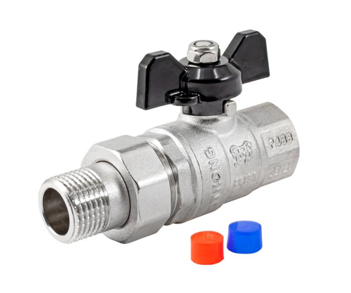 Кран с полусгоном PROFACTOR STRONG 1/2" прямой фото в интернет-магазине САНТЕХСИТИ