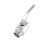 Кран шаровый PROFACTOR 11/2" вн.-нар. стальная рукоятка (4/24) фото в интернет-магазине САНТЕХСИТИ