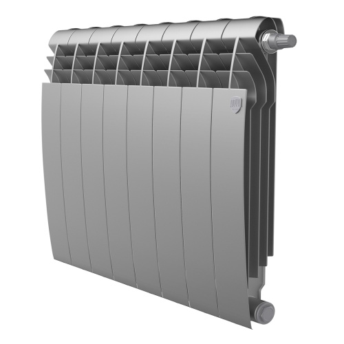 Радиатор биметаллический Royal Thermo BiLiner 500 Silver Satin VR80 - 8 секц. фото в интернет-магазине САНТЕХСИТИ