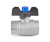 Кран шаровый PROFACTOR STRONG 3/4" вн.-вн бабочка фото в интернет-магазине САНТЕХСИТИ