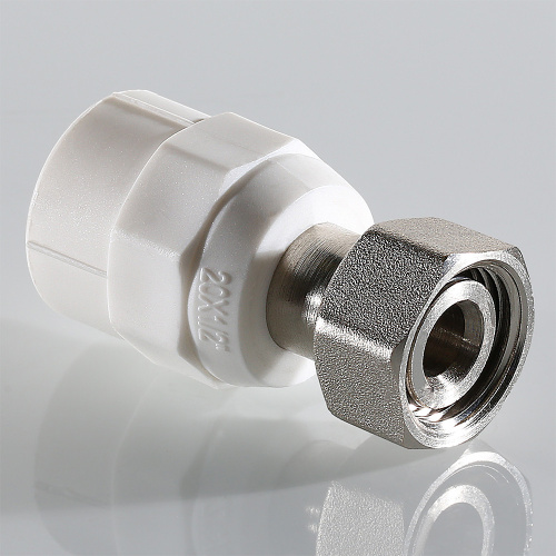 PPr VALTEC Муфта c накидной гайкой для перехода на КОНУС 20х1/2" фото в интернет-магазине САНТЕХСИТИ
