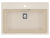 Мойка композит.Ulgran U-600 ПРЯМОУГОЛЬНАЯ 328 бежевый 760*510*220  с сифоном фото в интернет-магазине САНТЕХСИТИ