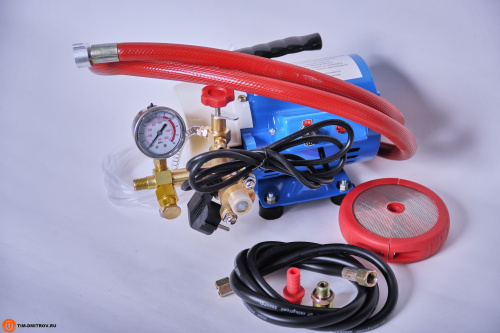 Насос для опрессовки TIM электрический 400 Вт, 6л/мин фото в интернет-магазине САНТЕХСИТИ