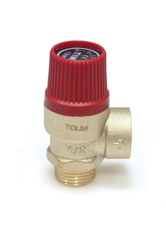 Клапан предохранительный TIM 1/2" вр/нар 6bar фото в интернет-магазине САНТЕХСИТИ
