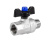 Кран шаровый PROFACTOR STRONG 1/2" вн.-нар. бабочка  фото в интернет-магазине САНТЕХСИТИ