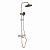 Душевая система с термостатическим смесителем и тропическим душем LEDEME L2427Y Золотой сатин фото в интернет-магазине САНТЕХСИТИ