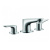 Hansgrohe Focus Смеситель для раковины 100, на 3 отверстия, с донным клапаном, цвет: хром фото в интернет-магазине САНТЕХСИТИ