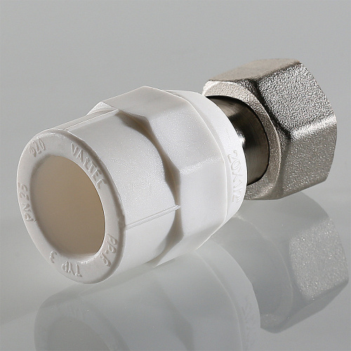 PPr VALTEC Муфта c накидной гайкой для перехода на КОНУС 20х1/2" фото в интернет-магазине САНТЕХСИТИ