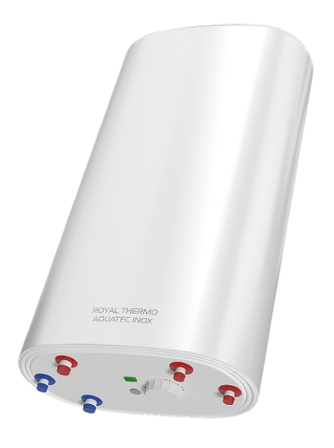 Бойлер косвенного нагрева Royal Thermo настенный со встроенным сухим тэном AQUATEC INOX-F 100 литров фото в интернет-магазине САНТЕХСИТИ
