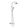 Hansgrohe Vernis Blend Душевая стойка с верхним душем 200 1jet с термостатом, EcoSmart, цвет: хром фото в интернет-магазине САНТЕХСИТИ