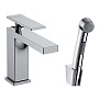 Hansgrohe Tecturis E Смеситель для раковины, на 1 отв., с ручной лейкой, цвет: хром фото в интернет-магазине САНТЕХСИТИ