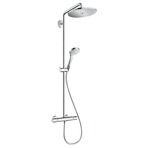 Hansgrohe Croma Select 280 1jet SHP Душевая система Showerpipe с термостатом, цвет: хром фото в интернет-магазине САНТЕХСИТИ