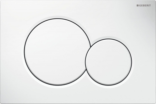 Накладная панель GEBERIT Sigma 01 white alpine (белый цвет) фото в интернет-магазине САНТЕХСИТИ