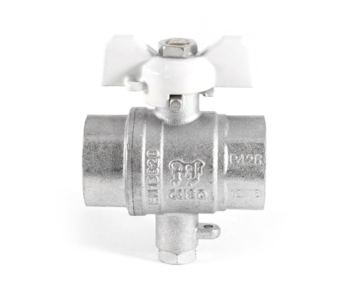 Кран шаровой PROFACTOR для подключения датчика темпер. 3/4" фото в интернет-магазине САНТЕХСИТИ