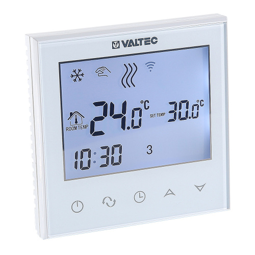 Термостат комнатный VALTEC VT.AC713.0.0 ДВУХКОНТУРНЫЙ с Wi-Fi фото в интернет-магазине САНТЕХСИТИ