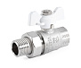 Кран с полусгоном PROFACTOR 1/2" прямой   (12/120) фото в интернет-магазине САНТЕХСИТИ