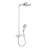 Hansgrohe Raindance Select E 300 Showerpipe Душевая система, с верхним душем 30х19см., ручным дешем, и термостатическим смесителем, цвет: хром фото в интернет-магазине САНТЕХСИТИ Hansgrohe Raindance Select E 300 Showerpipe Душевая система, с верхним душем 30х19см., ручным дешем, и термостатическим смесителем, цвет: хром фото в интернет-магазине САНТЕХСИТИ