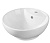 Умывальник накладной A047 круглый с переливом (450*450*170мм) фото в интернет-магазине САНТЕХСИТИ