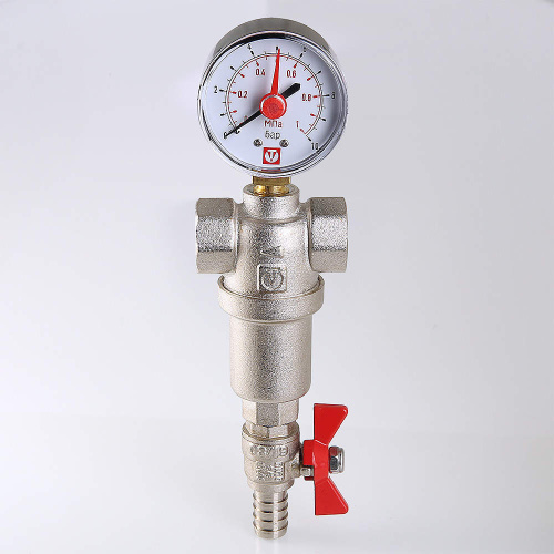 Фильтр промывной каскадный VALTEC 1/2" 500/100 мкм фото в интернет-магазине САНТЕХСИТИ