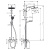 Hansgrohe Crometta S 240 SHP Душевая система 102см, с верхним &Oslash;240мм., ручным дешем и однорычажным смесителем, цвет: хром ЦЕНА по АКЦИИ фото в интернет-магазине САНТЕХСИТИ