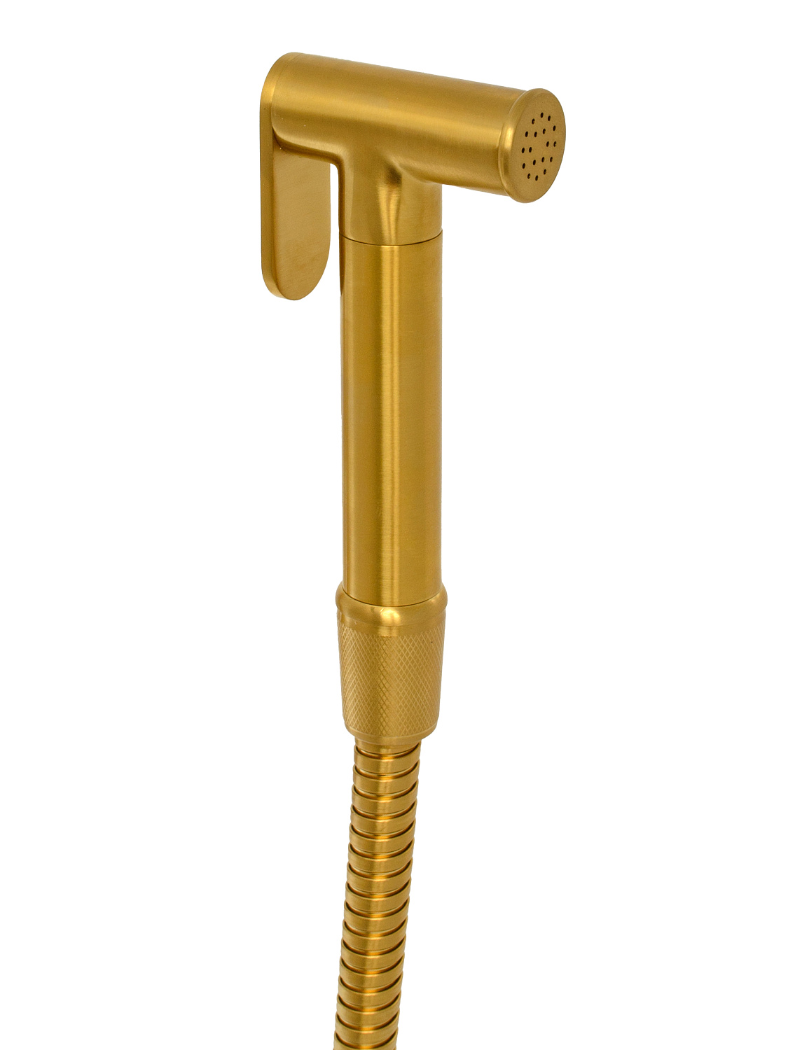 Гигиенический душ SANTERA со смесителем встраиваемый золото брашированное фото в интернет-магазине САНТЕХСИТИ