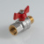 Кран шаровый VALTEC ГОСТ 1/2" вн.-нар. рукоятка бабочка фото в интернет-магазине САНТЕХСИТИ