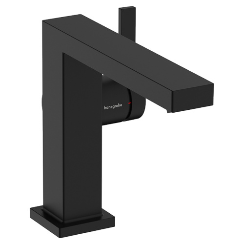 Hansgrohe Tecturis E Смеситель для раковины, на 1 отв., высота: 11см., с донным клапаном, цвет: черный матовый фото в интернет-магазине САНТЕХСИТИ