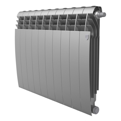 Радиатор биметаллический Royal Thermo BiLiner 500 Silver Satin VR80 - 10 секц. фото в интернет-магазине САНТЕХСИТИ