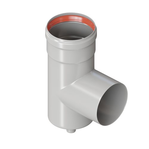 Конденсатоcборник VIVAT Т-образный D80 фото в интернет-магазине САНТЕХСИТИ