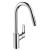 Hansgrohe Focus, Смеситель для кухни, с выдвижным душем, Цвет: хром фото в интернет-магазине САНТЕХСИТИ