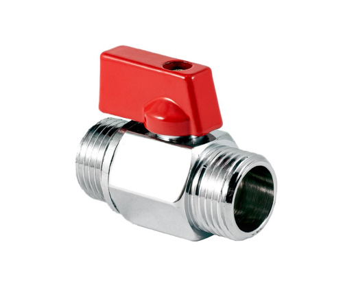 Кран шаровой PROFACTOR CHROME мини для бытовой техники н/н 1/2" фото в интернет-магазине САНТЕХСИТИ