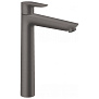 Hansgrohe Talis E Смеситель для раковины, 1 отв., цвет: шлифованный черный хром фото в интернет-магазине САНТЕХСИТИ