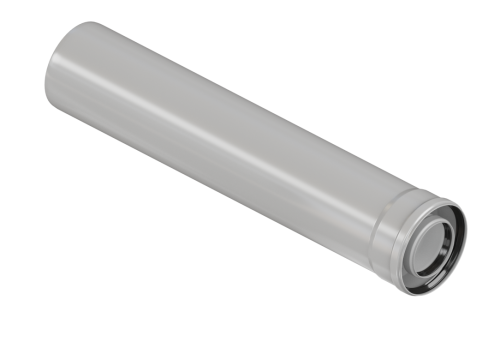 Удлинительная труба конденсационная VIVAT D60/100-0.50м фото в интернет-магазине САНТЕХСИТИ