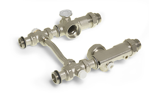 Насосно-смесительный узел БЕЗ НАСОСА TIM JH-1039 (130мм) фото в интернет-магазине САНТЕХСИТИ