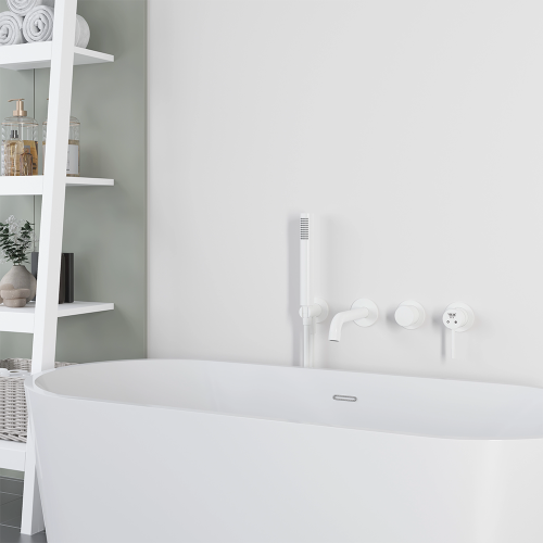 Смеситель для ванны VIEIR V403532F фото в интернет-магазине САНТЕХСИТИ