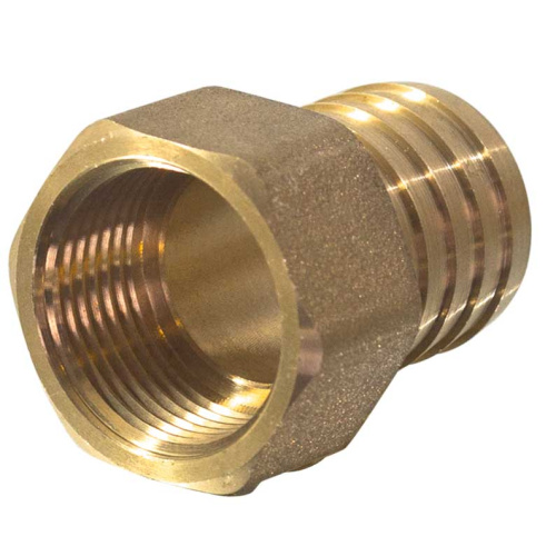 Резьбовой фитинг Штуцер TIM латунный с вр.р 1/2"х16мм фото в интернет-магазине САНТЕХСИТИ