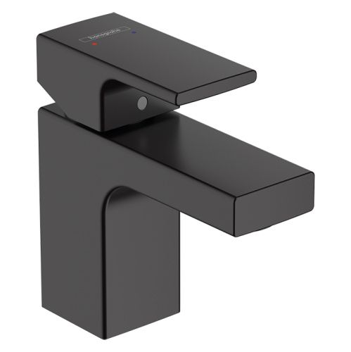 Hansgrohe Vernis Shape Смеситель для раковины, на 1 отв., цвет: матовый черный фото в интернет-магазине САНТЕХСИТИ