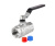 Кран шаровый PROFACTOR STRONG 3/4" вн.-вн стальная рукоятка фото в интернет-магазине САНТЕХСИТИ