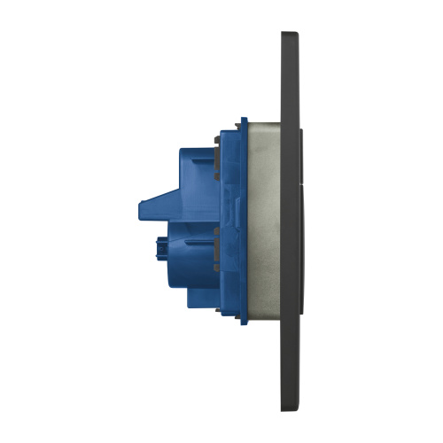 Накладная панель GROHE Skate Cosmopolitan 38732KF0 (кнопка квадратная) цв.черный мат фото в интернет-магазине САНТЕХСИТИ