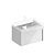 Тумба MODULA подвесная 70 с ящиком 1+1, белая глянцевая фото в интернет-магазине САНТЕХСИТИ