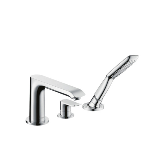 Hansgrohe Metris Смеситель на борт ванны, однорычажный, на 3 отв., цвет: хром фото в интернет-магазине САНТЕХСИТИ
