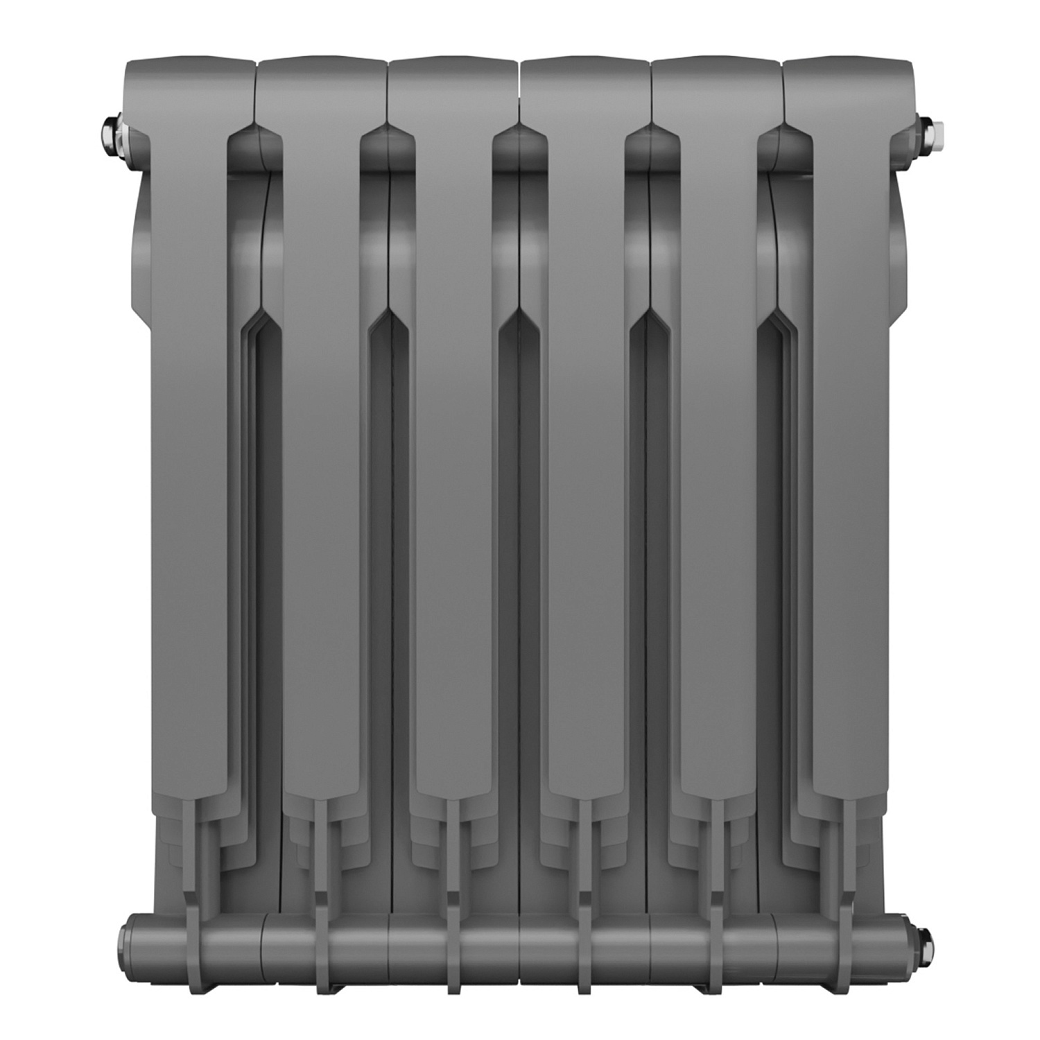 Радиатор биметаллический Royal Thermo BiLiner 500 Silver Satin - 6 секций фото в интернет-магазине САНТЕХСИТИ