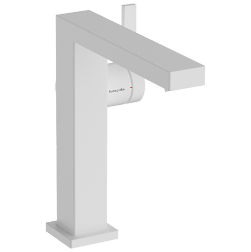 Hansgrohe Tecturis E Смеситель для раковины, на 1 отв., высота: 15см., с донным клапаном, цвет: белый матовый фото в интернет-магазине САНТЕХСИТИ