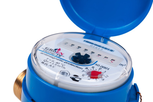 Счетчик воды GROEN для холодной воды 1/2" фото в интернет-магазине САНТЕХСИТИ