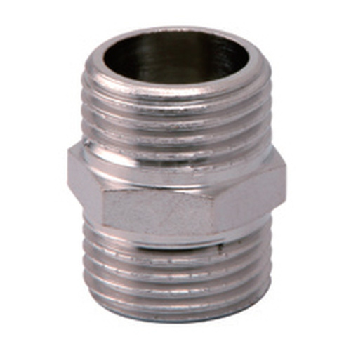 Резьбовой фитинг VIEIR Ниппель нар.-нар. 1/2х1/2 фото в интернет-магазине САНТЕХСИТИ