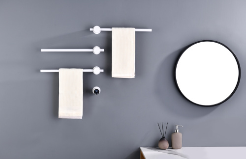 Полотенцесушитель электрический, встроенный Timo Saona 030/16SM белый матовый фото в интернет-магазине САНТЕХСИТИ